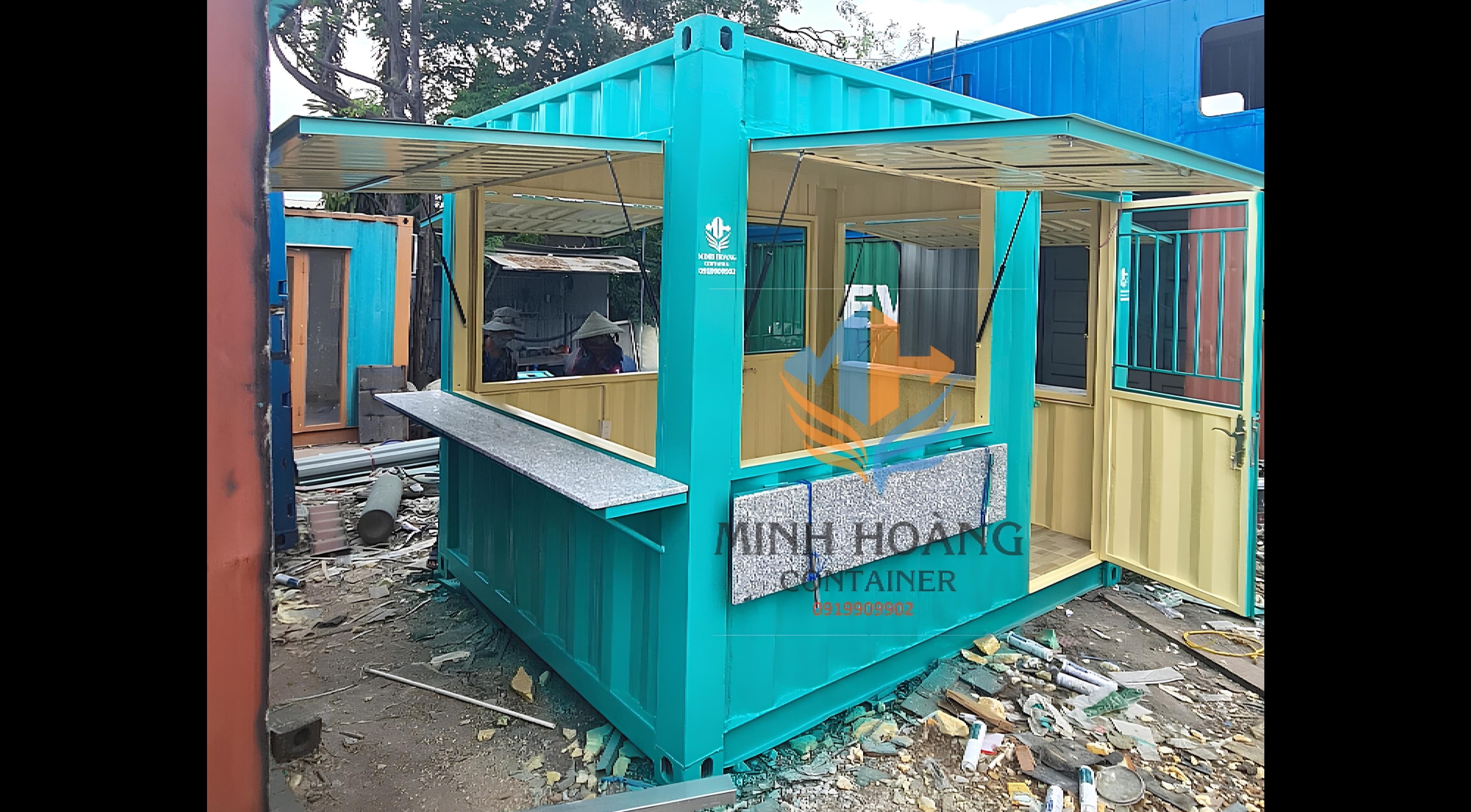 Quầy Cafe Container 10 Feet